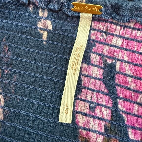 FREE PEOPLE Mirage Top Dress Size Large Convertible Straps High Low Hem Tunic - Picture 8 of 12